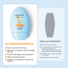 JellyPrim Sunscreen SPF50 PA++++ UV Sun Protection Lightweight Waterproof For Face Brightening Sunblock