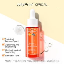 Jellyprim Vitamin C Whitening Set Brighten Skin Moisturizer Fade Spots Reduce Dullness 5 in 1 Skincare Set