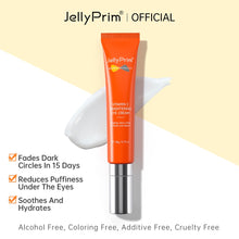 Jellyprim Vitamin C Whitening Set Brighten Skin Moisturizer Fade Spots Reduce Dullness 5 in 1 Skincare Set