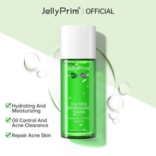 Jellyprim Australia Tea Tree Skin Care Set Cleanser, Toner, Serum and Cream Anti Acne 4 in 1 Skincare Set