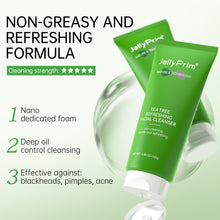 JellyPrim Australia Tea Tree Facial Cleanser Acne Treatment Shrink Pore Cleansing Oil Control 100g